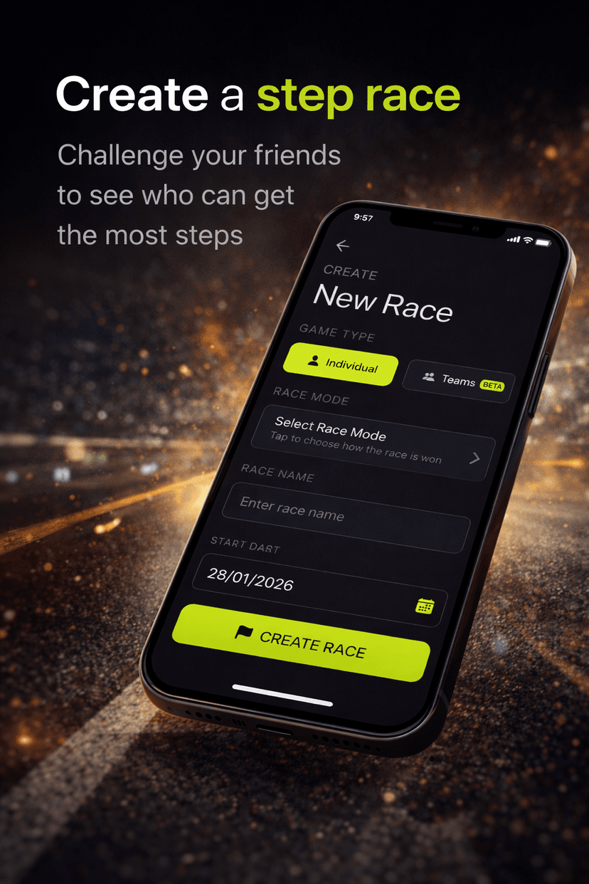 Create a StepRacers company step race